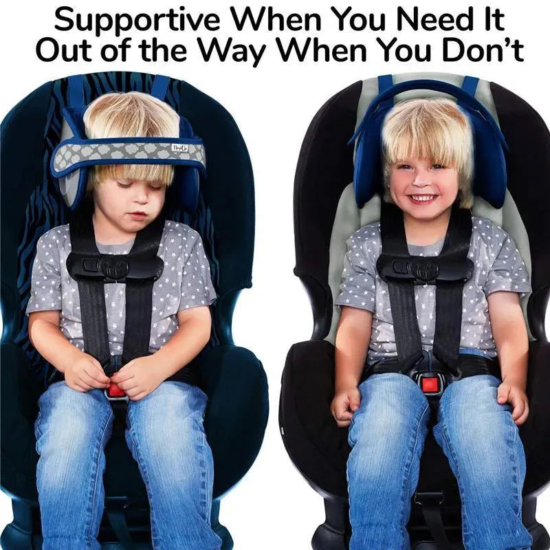 Headovations (Nap Up) - Child Head Support for Car Seats, Dark Blue Image 8