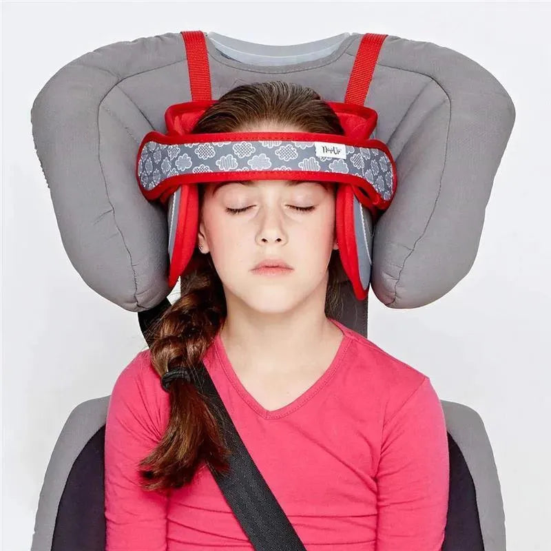 Headovations (Nap Up) - Child Head Support for Car Seats, Red Image 1