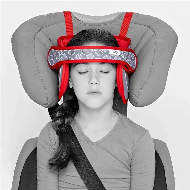 Headovations (Nap Up) - Child Head Support for Car Seats, Red Image 5