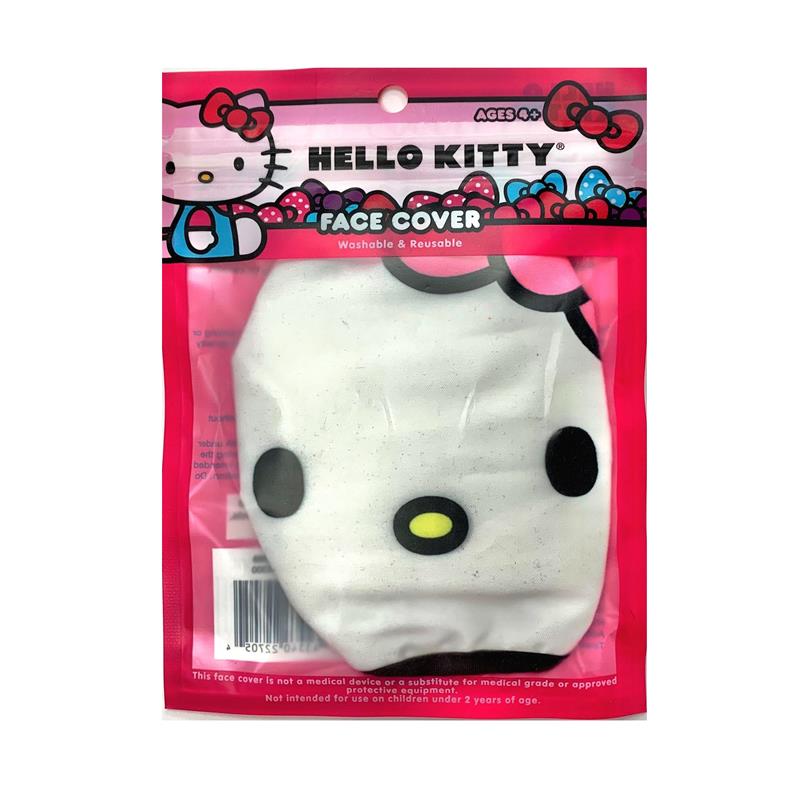  Hello Kitty Reusable Kids Face Mask | Children Washable Face Mask | Cloth Girl Mask - Hello Kitty Face Image 5