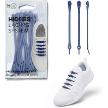 Hickies - No Tie Shoelaces For Adults Premium, Unisex, One Size fit All, Blue Straps Image 1