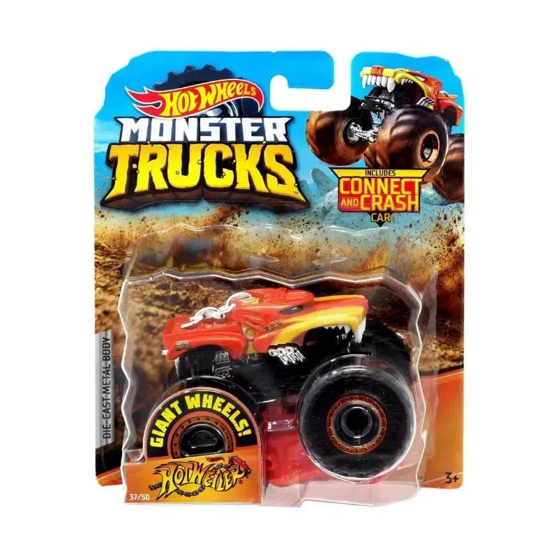 Hot Wheels - Monster Trucks Die-Cast Car, Hotweiler