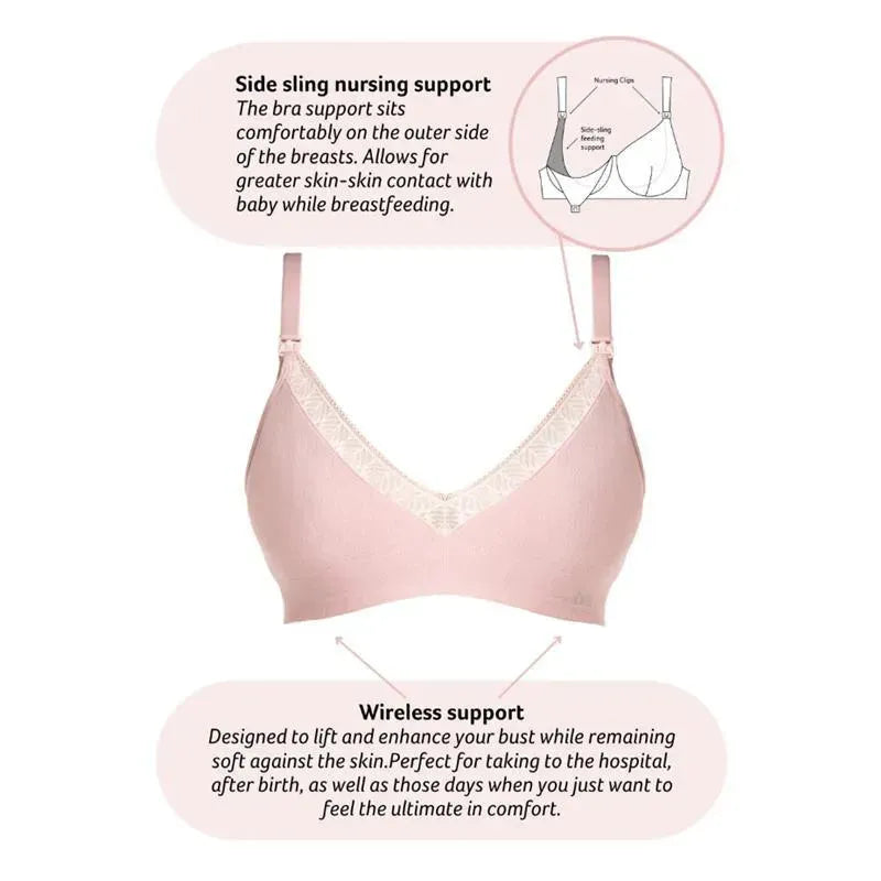 Hotmilk - Seasonal Colour Caress Seamfree Bamboo Multifit Bra, Lotus Pink Image 4