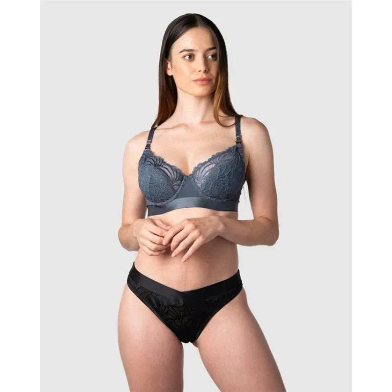 Hotmilk - Warrior Demi Nursing Bra Slate Flexiwire Image 2