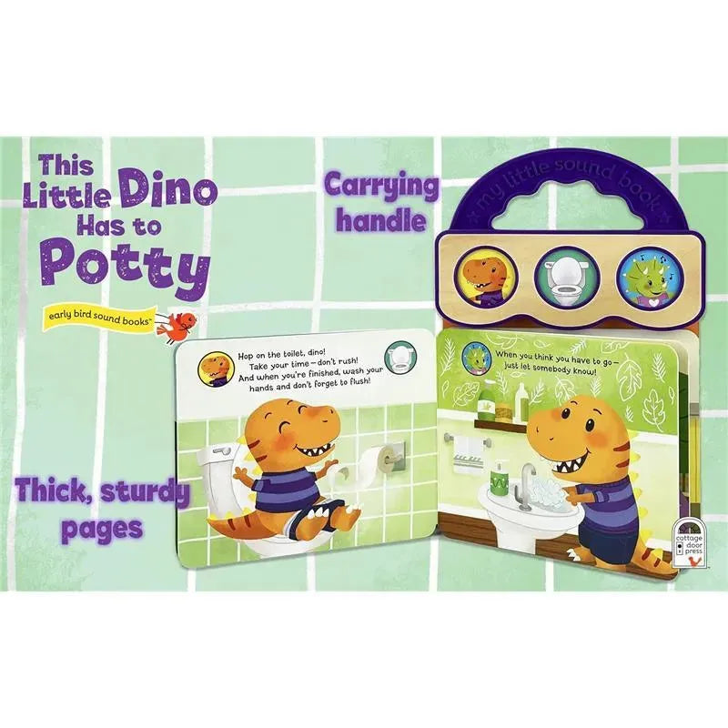 House of Marbles - This Little Dino Has to Potty Book Image 9