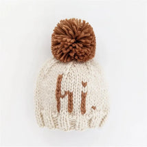 Huggalugs - Hi. Pecan Hand Knit Beanie Hat Baby & Kids Image 2