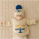 Huggalugs - Menorah Crew Neck Sweater For Baby & Toddler Image 1