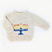 Huggalugs - Menorah Crew Neck Sweater For Baby & Toddler Image 2