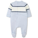 Hugo Boss Baby - Boy Footie & Bib Set, Light Blue Image 2