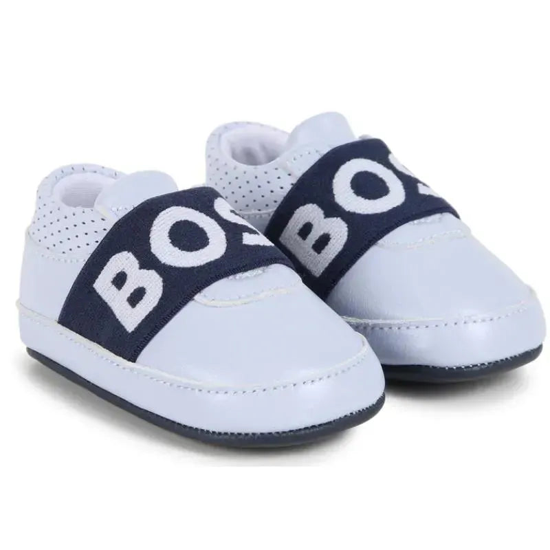 Hugo Boss Baby - Girl Soft Slippers Logo, Pink Image 1