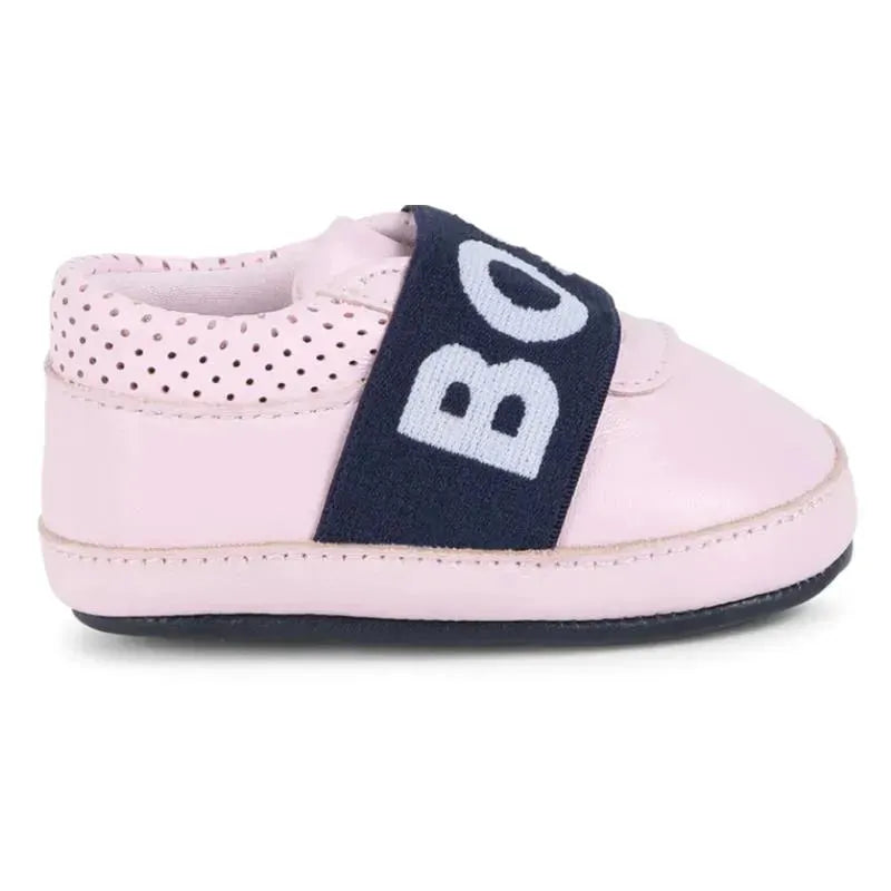 Hugo Boss Baby - Girl Soft Slippers Logo, Pink Image 4