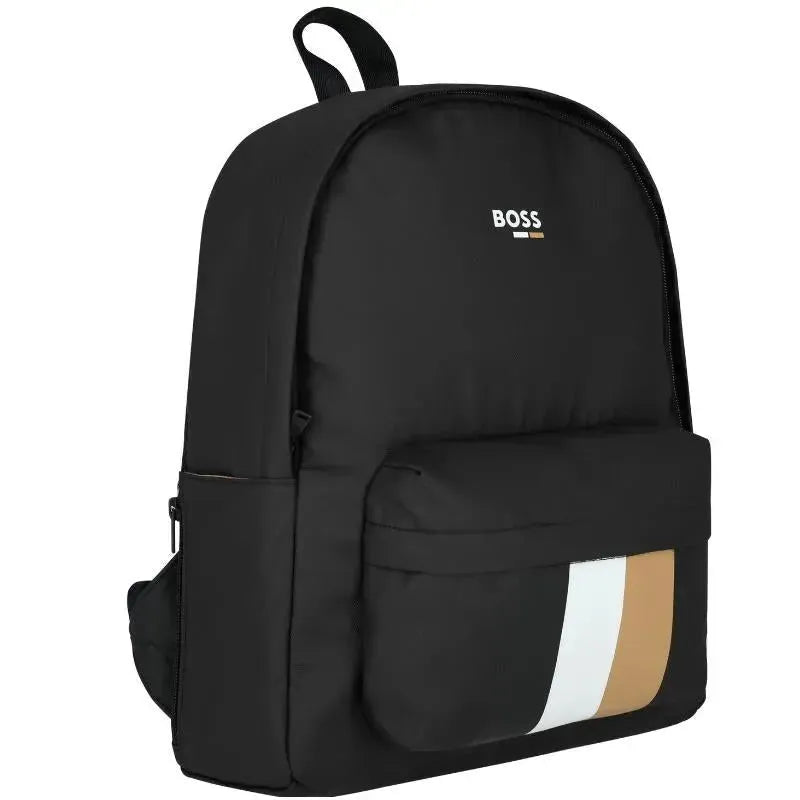 Hugo Boss Baby - Boys Black Logo Backpack Image 2