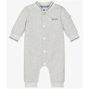 Hugo Boss Baby - Boys Grey Cotton Romper Image 1