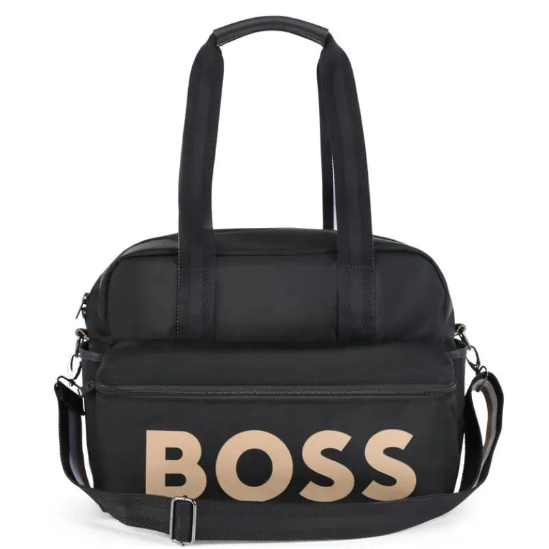 Hugo Boss Baby - Changing Bag Gold Logo Uni Black Image 2