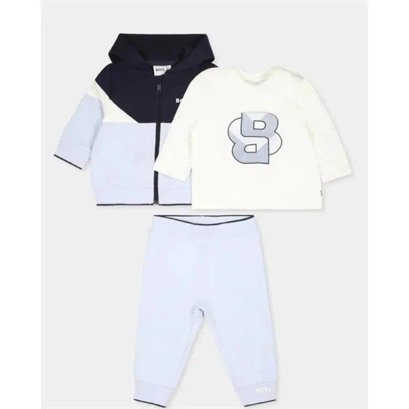 Hugo Boss Baby - Cotton Ensemble Gift Set, Navy Image 1