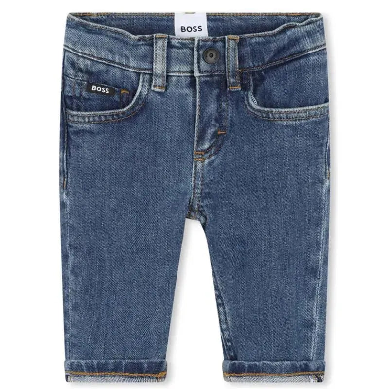 Hugo Boss Baby - Cotton Rich Jeans, Denim Image 1