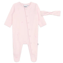 Hugo Boss Baby - Footie & Headband & Blanket Set, Pink Image 1