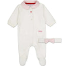 Hugo Boss Baby - Footie & Headband Gift Box, Off White Image 1