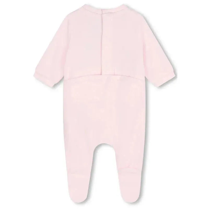 Hugo Boss Baby - Girl Long Sleeve Footie, Pink Image 2