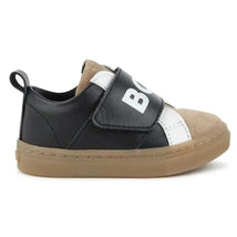 Hugo Boss Baby - Sneakers In Leather & Mesh, Black  Image 2