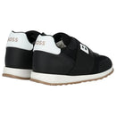 Hugo Boss Baby - Sneakers In Leather & Mesh Logo Elastic Image 5