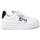 Hugo Boss Baby - Sneakers With Elastic Lace And Hook, White Image 2