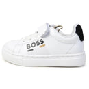 Hugo Boss Baby - Sneakers With Elastic Lace And Hook, White Image 4