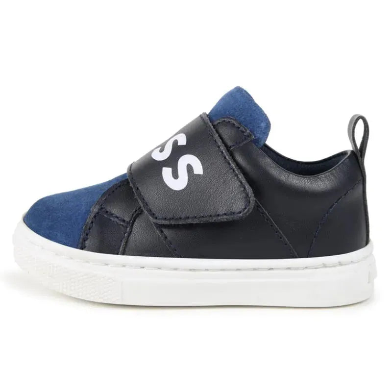 Hugo Boss Baby - Sneakers With Elastic Logo, Navy Image 4