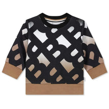 Hugo Boss Baby - Sweatshirt Allover B Monogram, Black/Beige Image 1