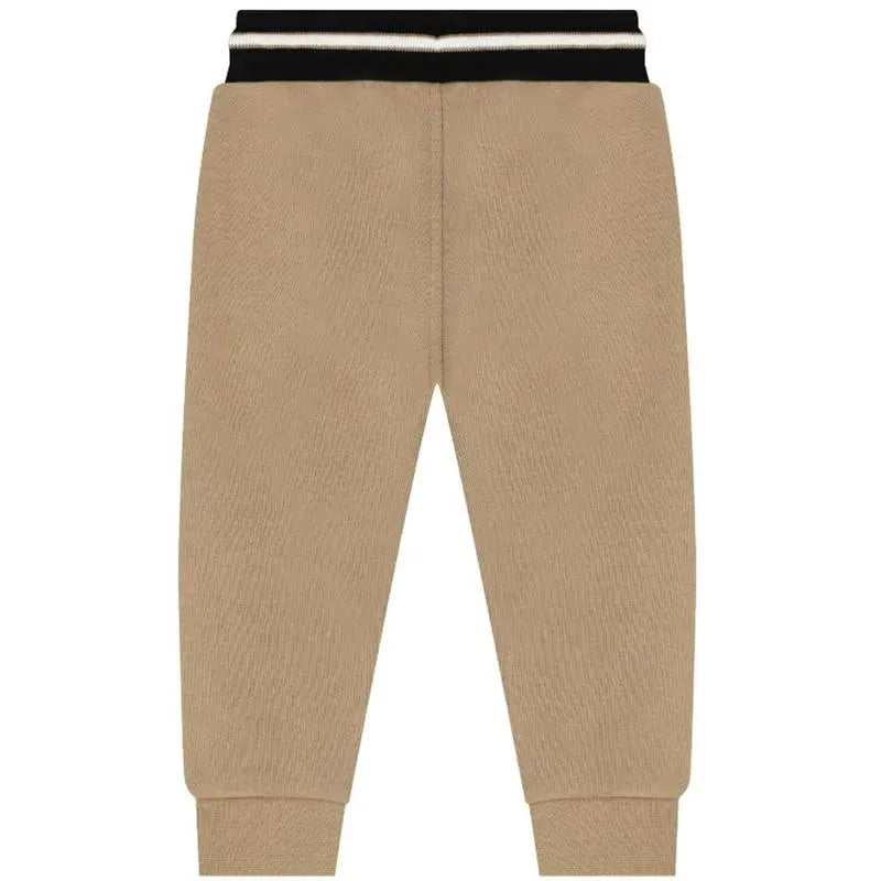 Hugo Boss Baby - Younger Boys Beige Logo Joggers Image 2