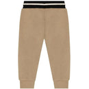 Hugo Boss Baby - Younger Boys Beige Logo Joggers Image 2