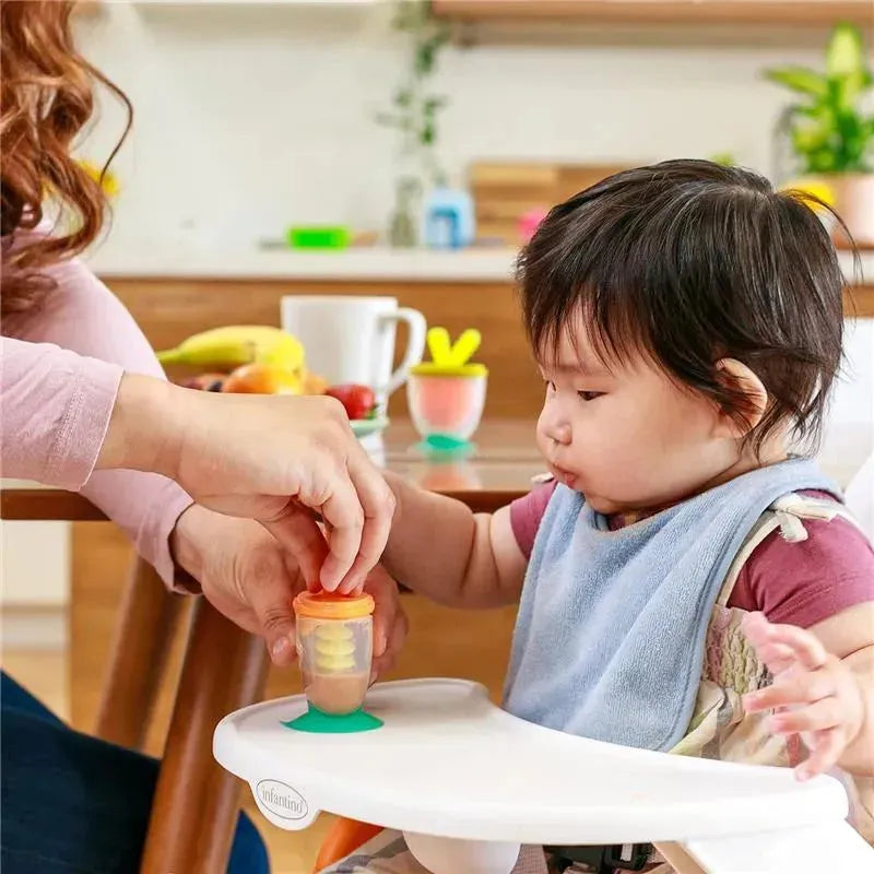 Infantino - 3-in-1 Teether, Taste & Take-Along Teethers, Combo Strawberry & Orange Image 4