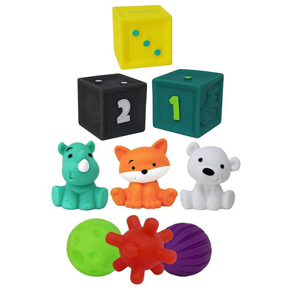 Infantino - Tub of Toys 9Pk Set, Wwo Tub O' Toys