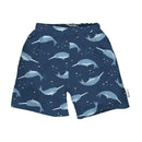 Iplay - Eco Swim Trunks With Built-In Swim Diaper, Navy Narwhal Image 1