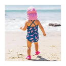 Iplay - Eco Swimsuit With Built-In Swim Diaper, Pink Dragon Fruit Image 2