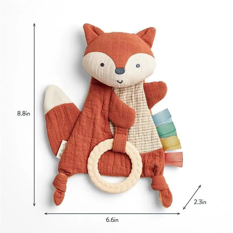 Itzy Ritzy - Bitzy Crinkle Sensory Toy Fox with Crinkle Sound for Babies & Toddlers Image 3