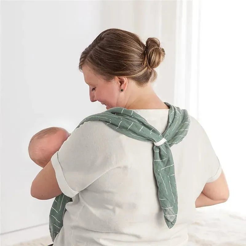 Itzy Ritzy - Breastfeeding Boss Multi-Use Cover, Sage Image 4