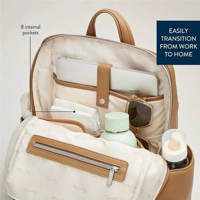 Itzy Ritzy - Itzy Ritzy Backpack, Chai Image 7