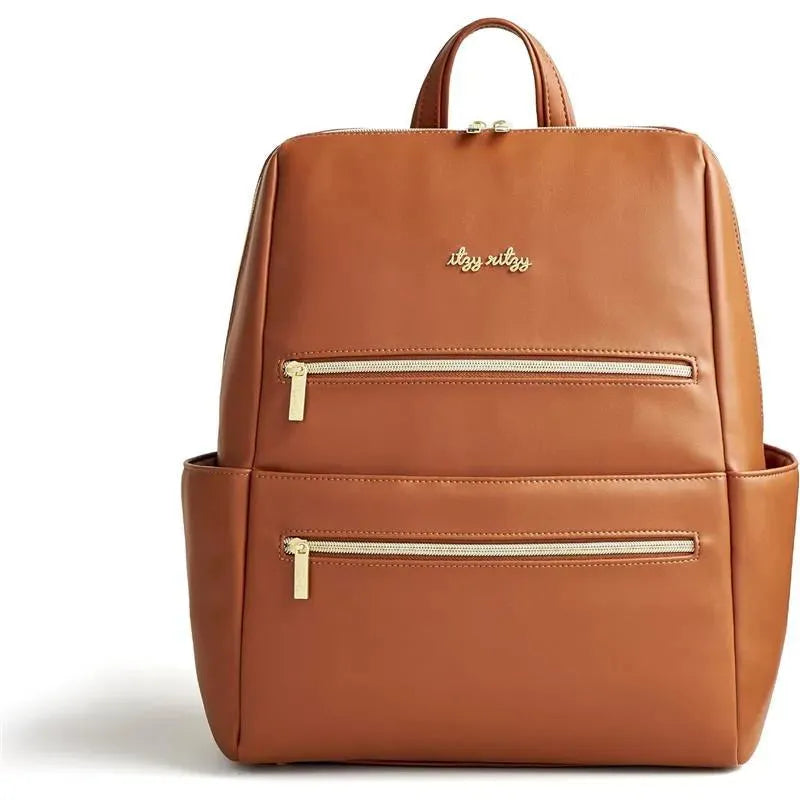 Itzy Ritzy - Itzy Ritzy Backpack, Cognac Image 1