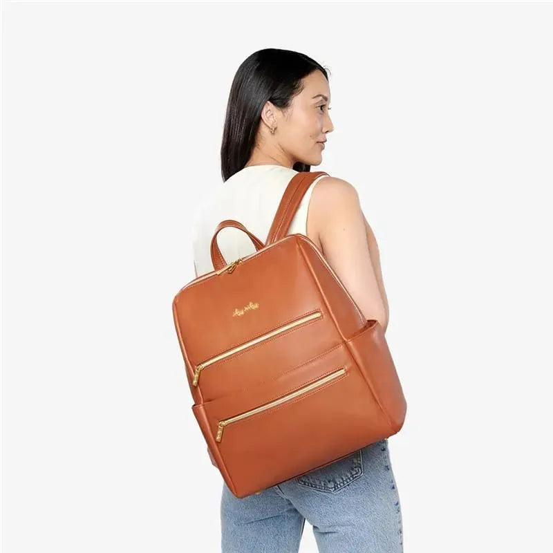 Itzy Ritzy - Itzy Ritzy Backpack, Cognac Image 4