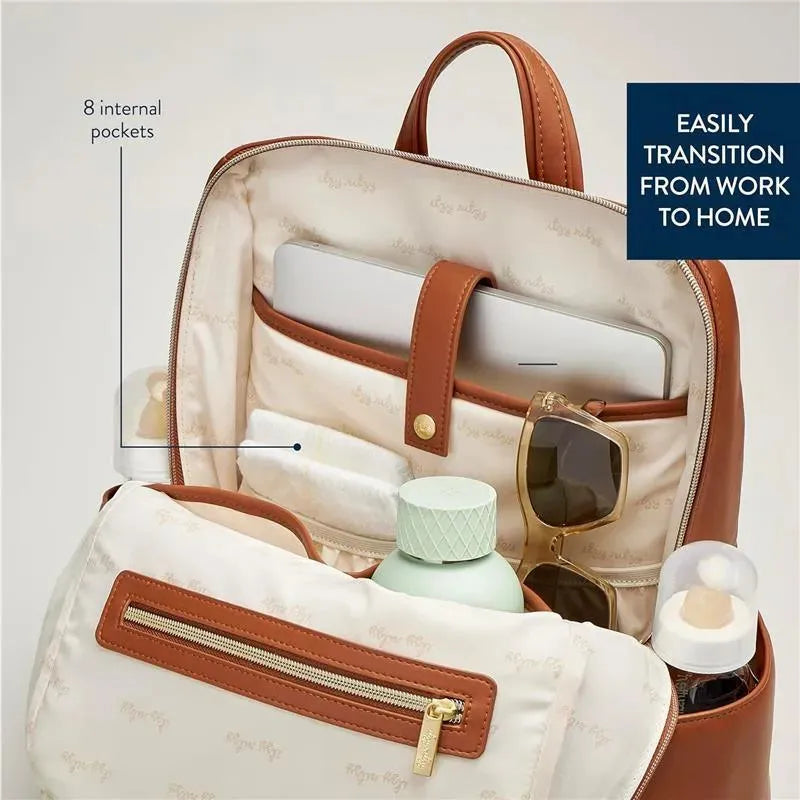 Itzy Ritzy - Itzy Ritzy Backpack, Cognac Image 6