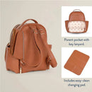 Itzy Ritzy - Mini Plus Diaper Bag, Cognac Image 7