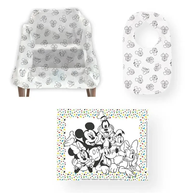 J.L. Childress - Disney Baby Disposable Dining Out Bundle, 3 Pack Image 1