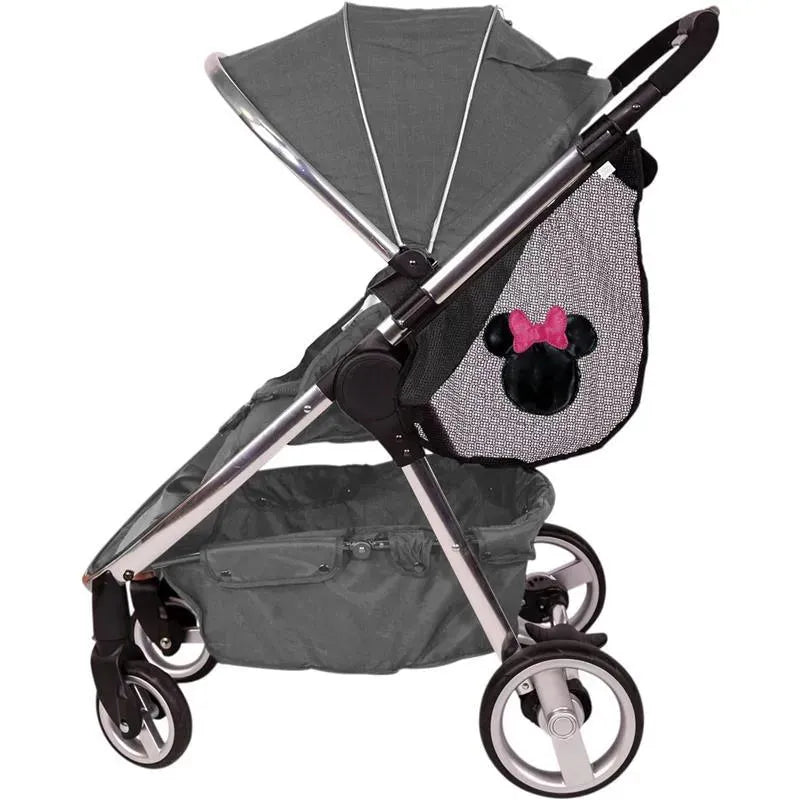 J.L. Childress - Disney Baby Side Sling Stroller Cargo Net, Stroller Organizer & Storage, Minnie Mouse Image 2