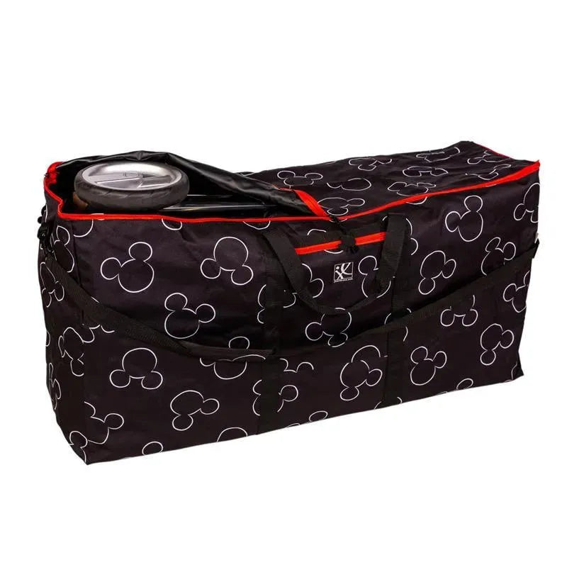 J.L. Childress - Disney Baby Single & Double Stroller Travel Bag, Black, Mickey Mouse Image 1