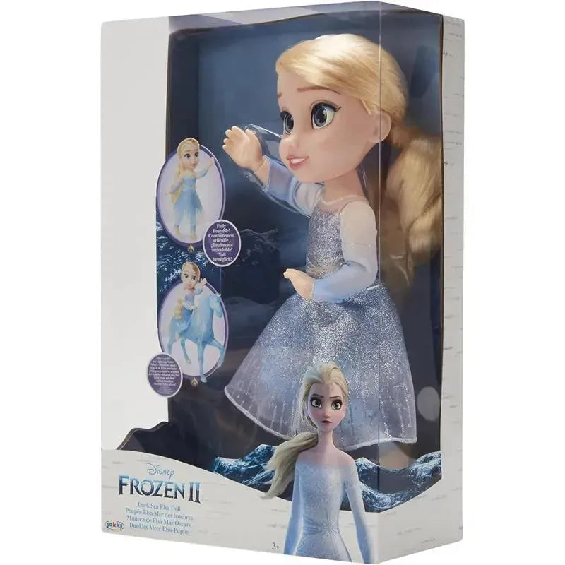 Jakks - Frozen Disney 2 Elsa Doll Articulated, Dark Sea Elsa Image 3