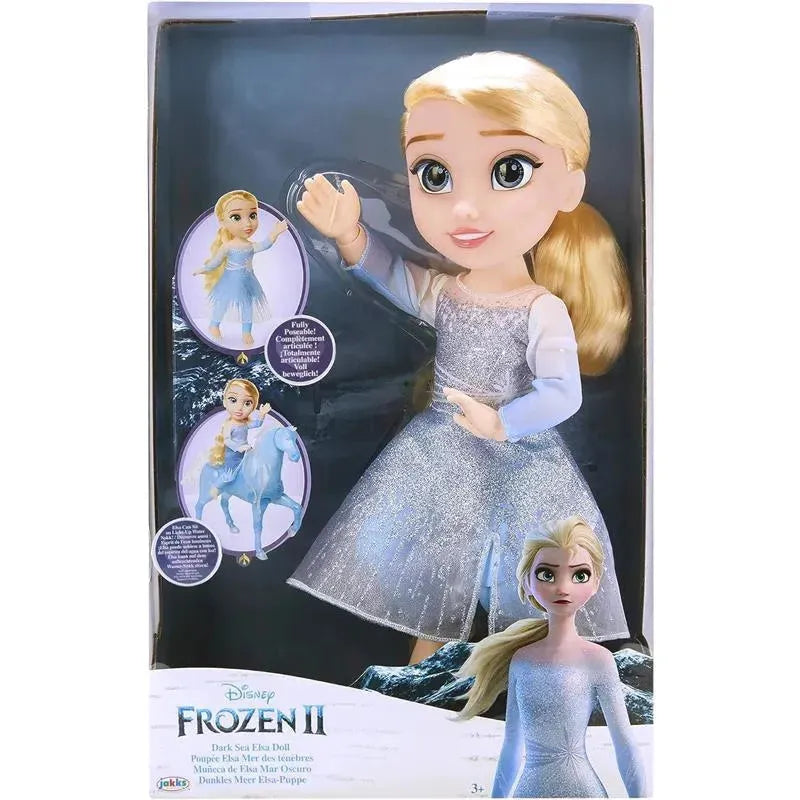 Jakks - Frozen Disney 2 Elsa Doll Articulated, Dark Sea Elsa Image 5