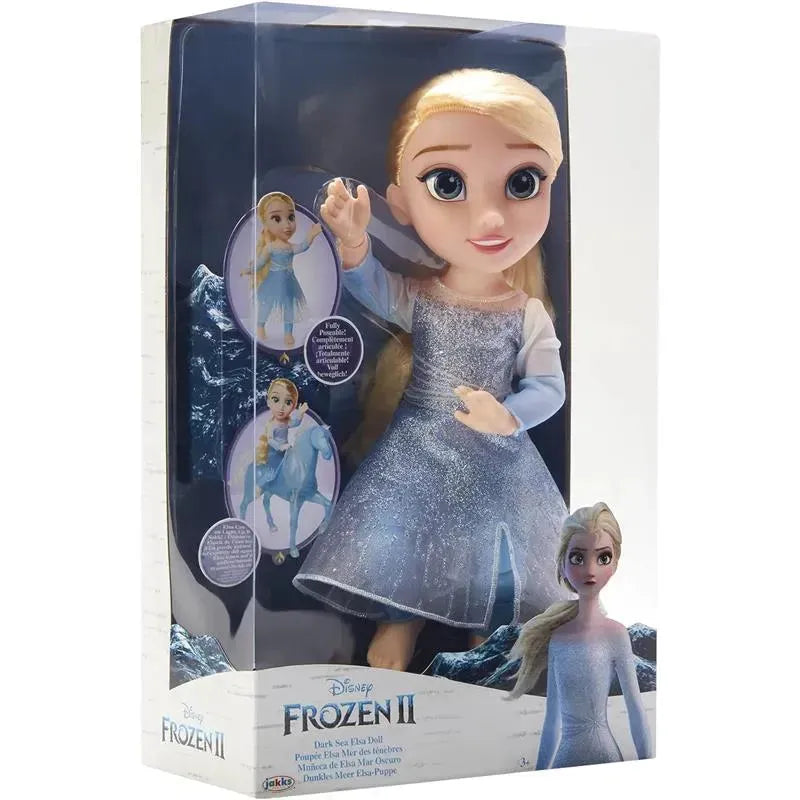 Jakks - Frozen Disney 2 Elsa Doll Articulated, Dark Sea Elsa Image 6