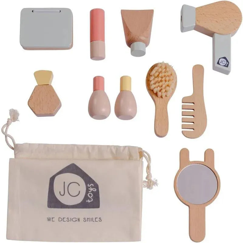 JC Toys - Real Wood 10 Piece Personal Care-Make Up Set, Parfait Collection, Ages 3+, Twiggly Toys  Image 7