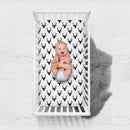 Jlika Crib Sheet - White Black Buck Image 5